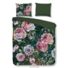 Good Morning Dekbedovertrek "Fleur" - Groen - (200x220 Cm)