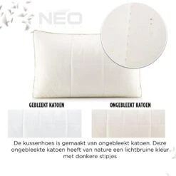 NEO Hybride Memory Foam Kussen - 40x80 Cm 8 NEO Hybride Memory Foam Kussen - 40x80 Cm -Leen Bakker Winkel 1000081613 0102