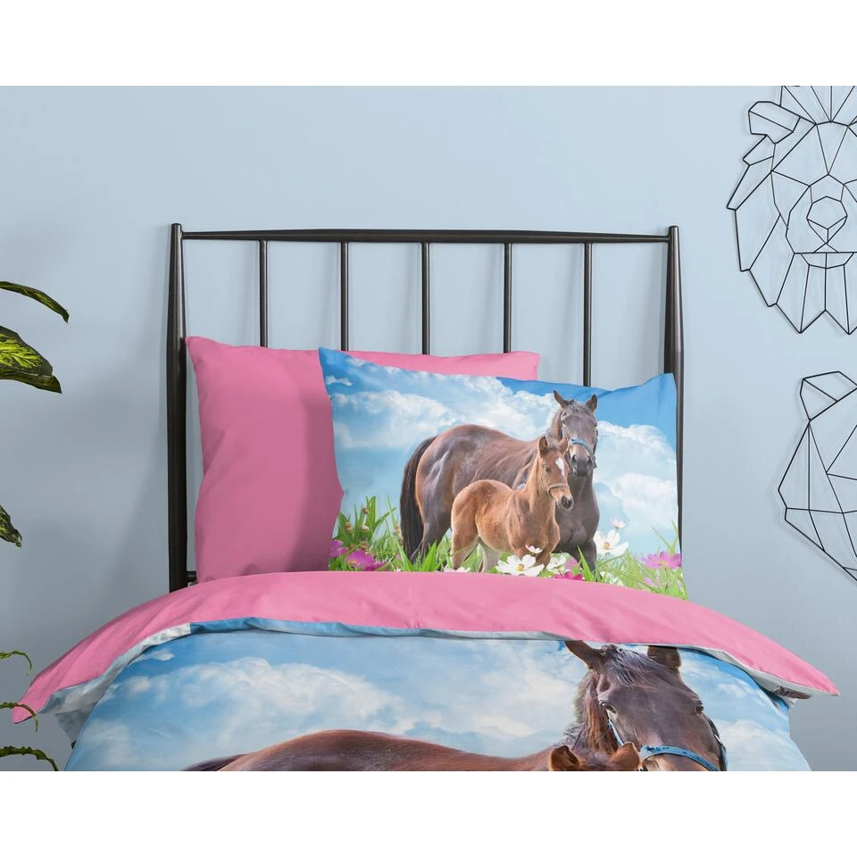 Good Morning Dekbedovertrek "Dora" - Multi - (140x220 Cm) 5 Good Morning Dekbedovertrek "Dora" - Multi - (140x220 Cm) - Afbeelding 3