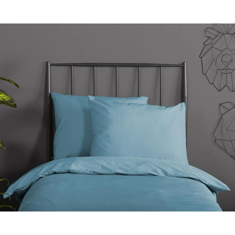 Good Morning Dekbedovertrek "" - Blauw - (120x150 Cm) 5 Good Morning Dekbedovertrek "" - Blauw - (120x150 Cm) - Afbeelding 3