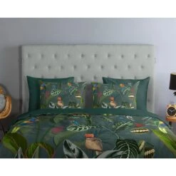 Good Morning Dekbedovertrek "Charlotte" - Groen - (140x220 Cm) 8 Good Morning Dekbedovertrek "Charlotte" - Groen - (140x220 Cm) -Leen Bakker Winkel 1000083577 0110