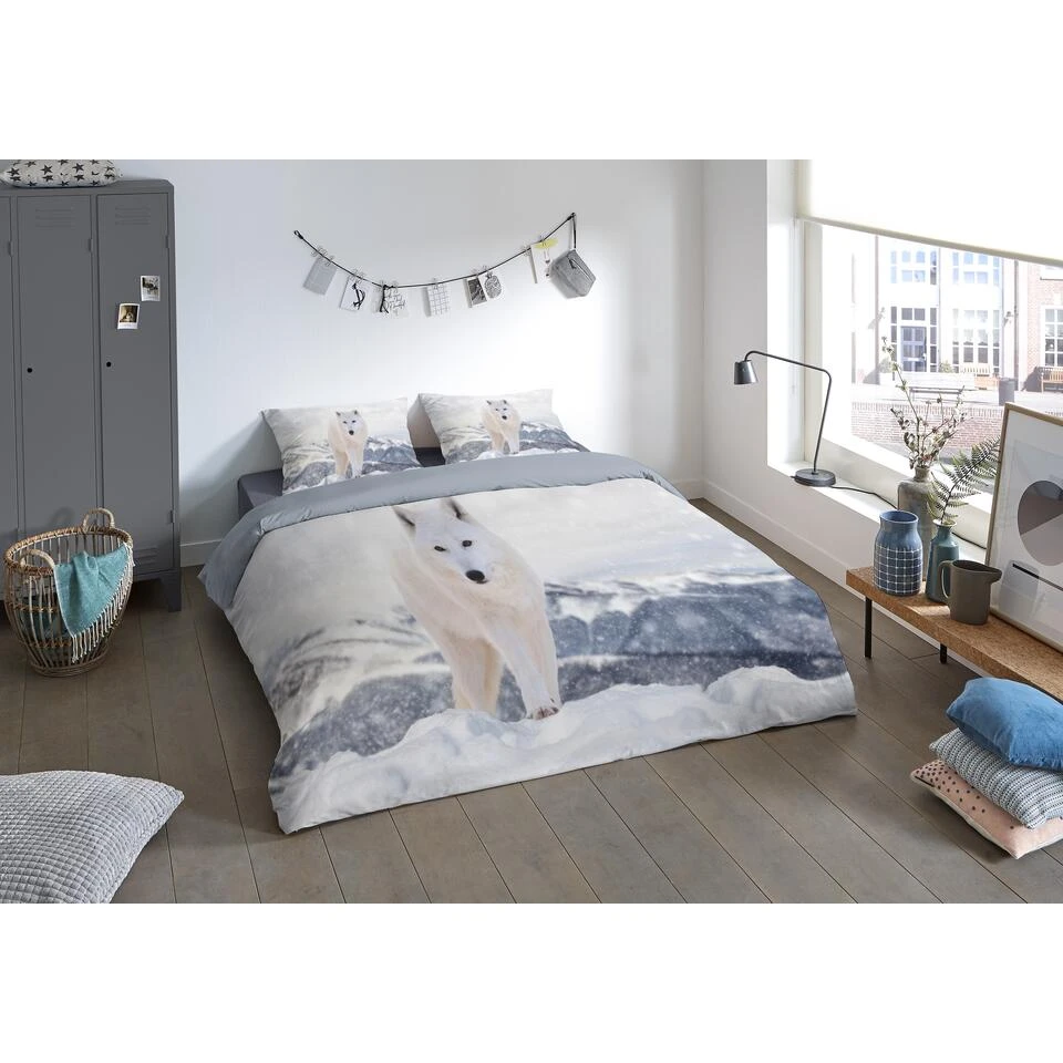 Pure Dekbedovertrek "White Fox" - Grijs - (240x220 Cm) 4 Pure Dekbedovertrek "White Fox" - Grijs - (240x220 Cm) - Afbeelding 2
