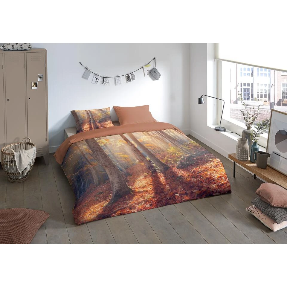 Pure Dekbedovertrek "Autumn" - Multi - (200x220 Cm) 4 Pure Dekbedovertrek "Autumn" - Multi - (200x220 Cm) - Afbeelding 2