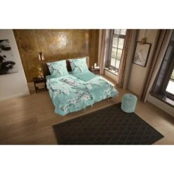 Pure Dekbedovertrek "Bibi" - Groen - (200x220 Cm) 7 Pure Dekbedovertrek "Bibi" - Groen - (200x220 Cm) -Leen Bakker Winkel 1000084871 0101