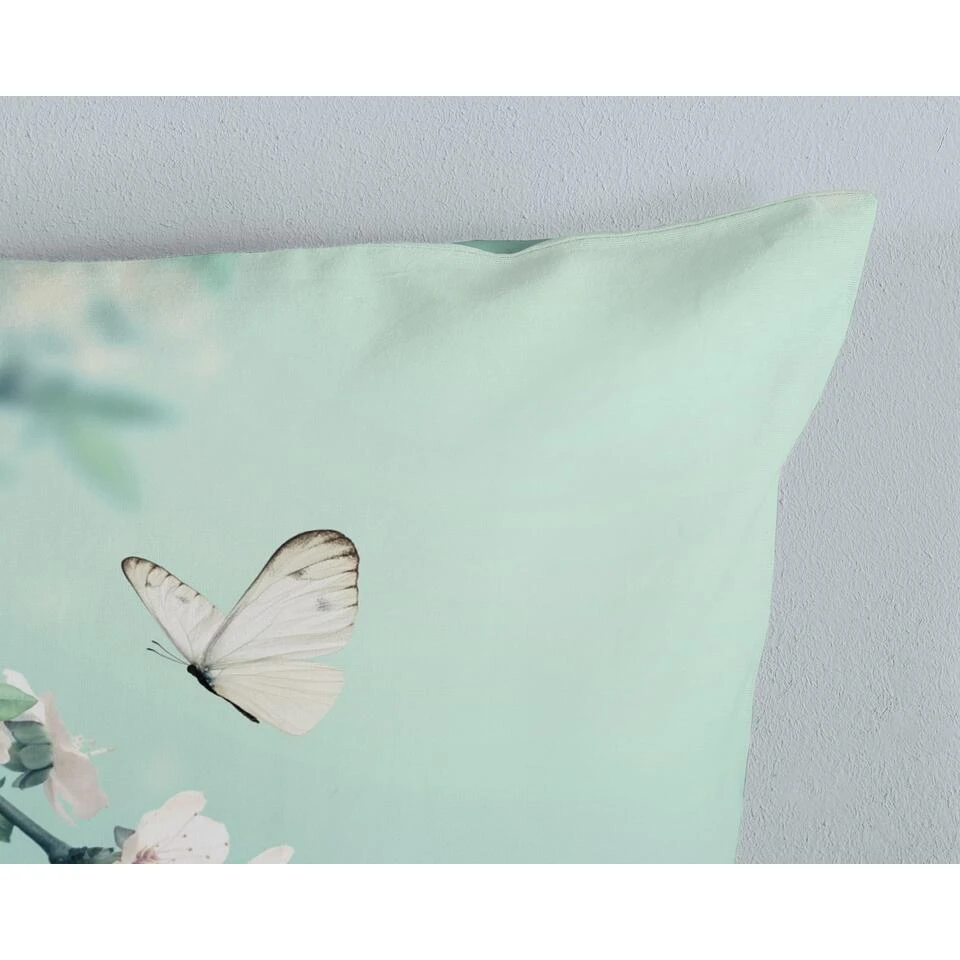 Pure Dekbedovertrek "Bibi" - Groen - (200x220 Cm) 6 Pure Dekbedovertrek "Bibi" - Groen - (200x220 Cm) - Afbeelding 4