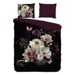 Pure Dekbedovertrek "Marleen" - Bordeaux - (200x220 Cm)