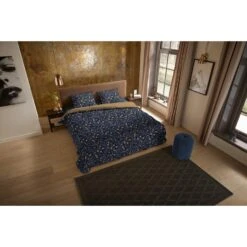 Pure Dekbedovertrek "Colin" - Blauw - (200x220 Cm) -Leen Bakker Winkel 1000084880 0101