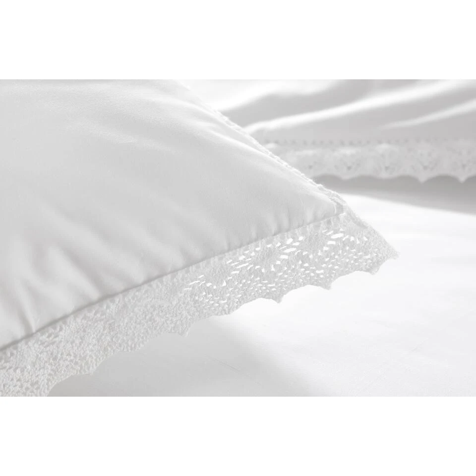 Papillon Dekbedovertrek Karel - 200x200/220 - Wit 5 Papillon Dekbedovertrek Karel - 200x200/220 - Wit - Afbeelding 3