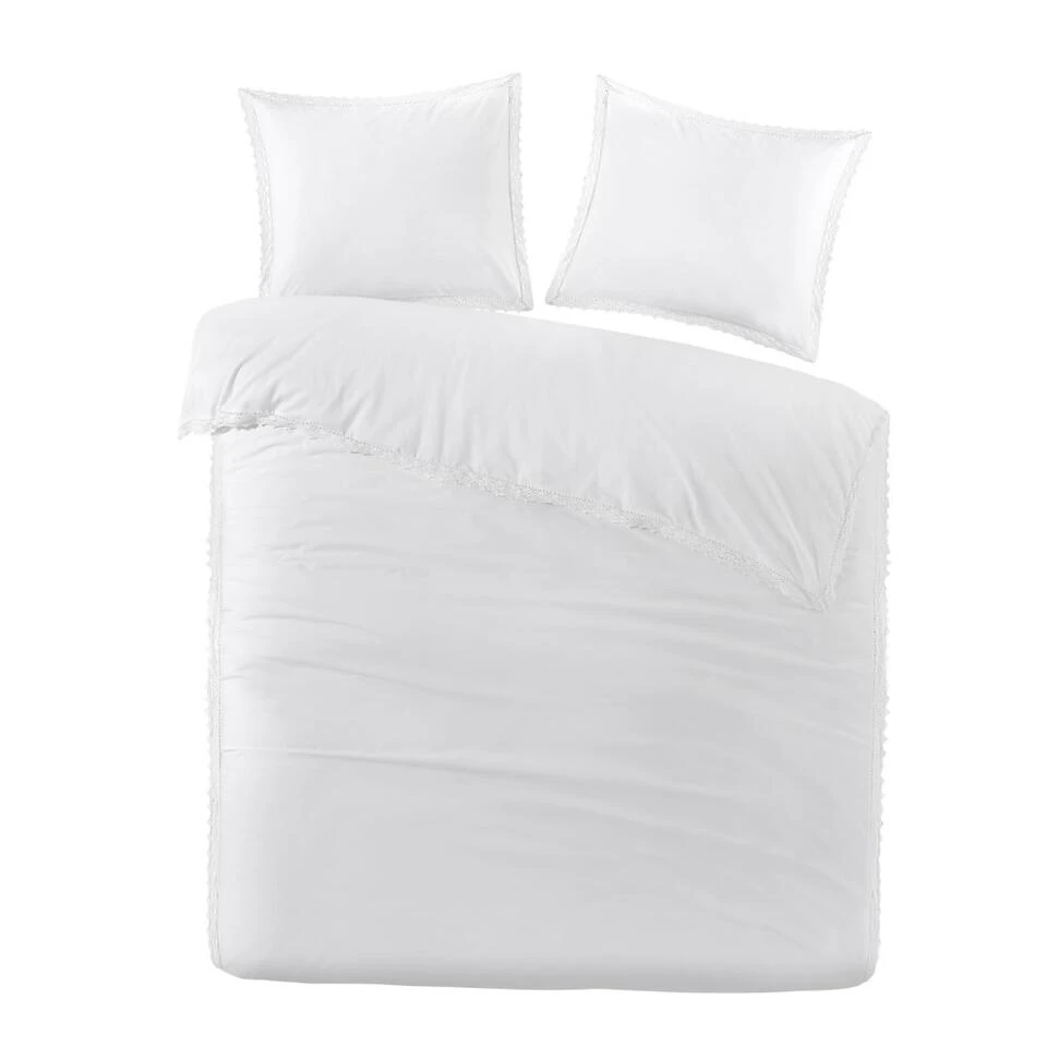 Papillon Dekbedovertrek Karel - 200x200/220 - Wit 3 Papillon Dekbedovertrek Karel - 200x200/220 - Wit