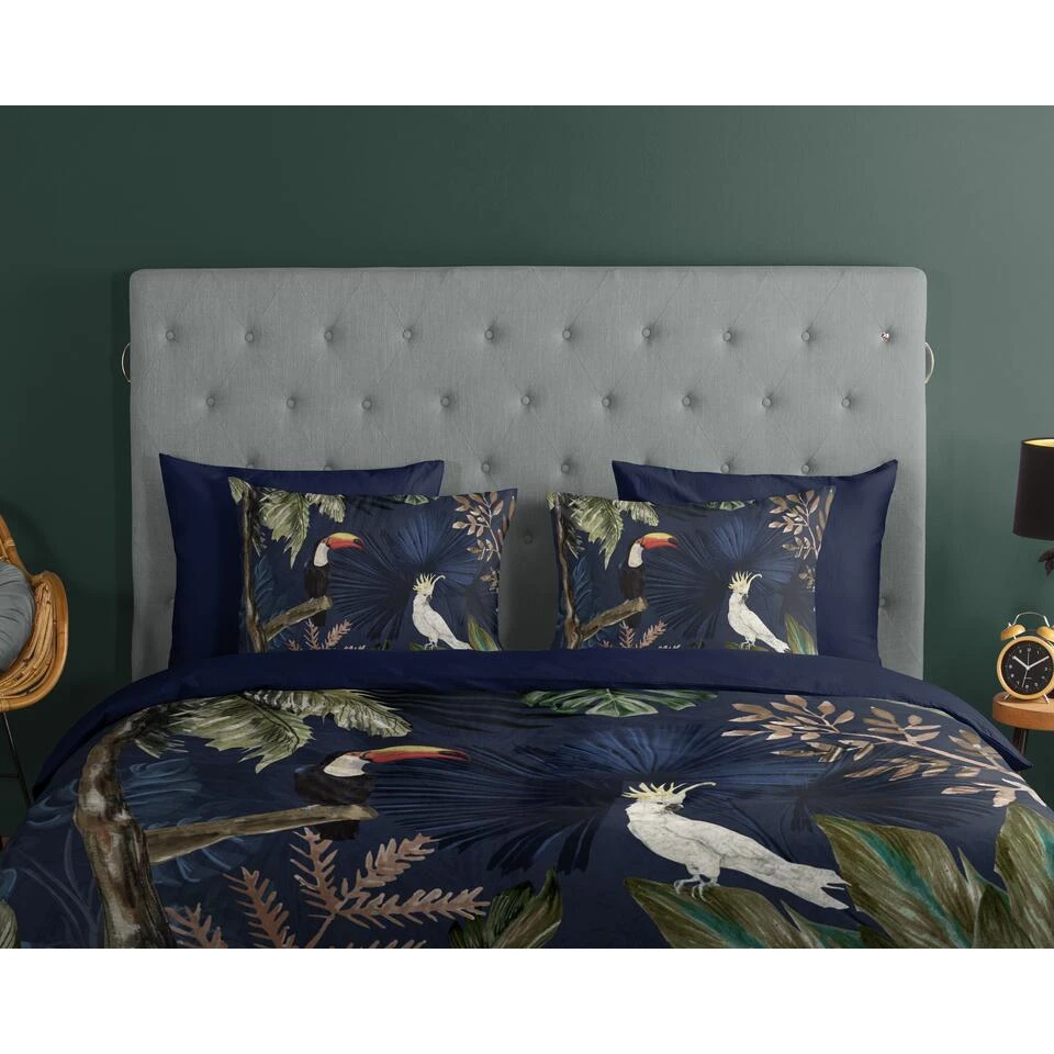 Good Morning Dekbedovertrek "Pango" - Blauw - (140x220 Cm) 5 Good Morning Dekbedovertrek "Pango" - Blauw - (140x220 Cm) - Afbeelding 3