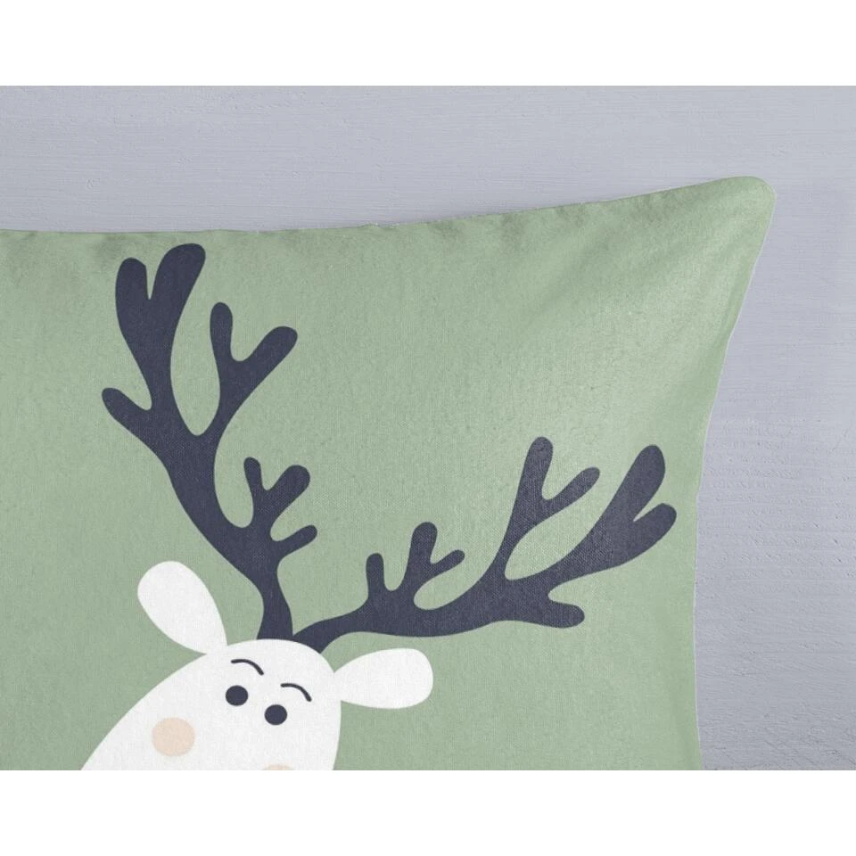 Good Morning Dekbedovertrek "Dinde" - Groen - (140x220 Cm) 6 Good Morning Dekbedovertrek "Dinde" - Groen - (140x220 Cm) - Afbeelding 4