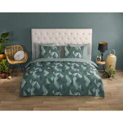 Good Morning Dekbedovertrek "Novan" - Groen - (200x220 Cm) -Leen Bakker Winkel 1000091367 0101