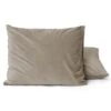 Sleeptime Velvet Kussenslopen Taupe (2-stuks)