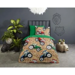 Good Morning Dekbedovertrek "Cas" - Multi - (140x220 Cm) -Leen Bakker Winkel 1000092750 0101