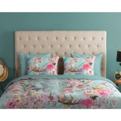 Good Morning Dekbedovertrek "Emma" - Aqua - (200x220 Cm) -Leen Bakker Winkel 1000092758 0110