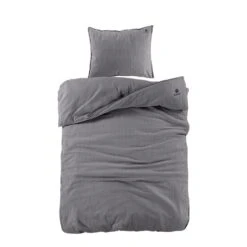 BLCKOUT Dekbedovertrek Odessa - 140x200/220 - Grijs