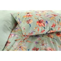 Papillon Dekbedovertrek Nora- 240x200/220- Groen -Leen Bakker Winkel 1000093551 0103