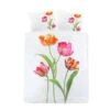 Papillon Dekbedovertrek Tulips - 240x200/220 Cm - Wit -Leen Bakker Winkel 1000093553