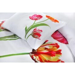 Papillon Dekbedovertrek Tulips - 200x200/220 Cm - Wit -Leen Bakker Winkel 1000093556 0102