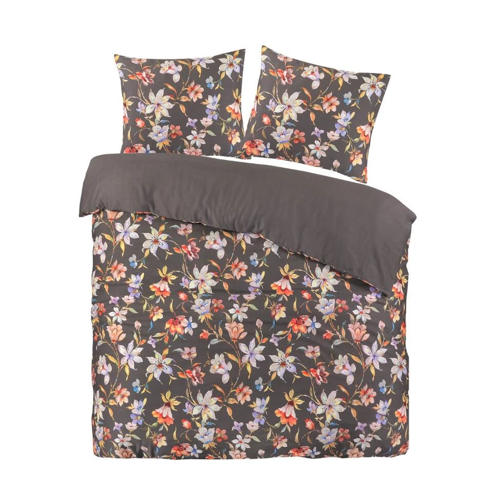 Papillon Dekbedovertrek Nora- 240x200/220- Grijs 3 Papillon Dekbedovertrek Nora- 240x200/220- Grijs