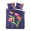 Papillon Dekbedovertrek Tulips - 200x200/220 Cm - Navy 1 Papillon Dekbedovertrek Tulips - 200x200/220 Cm - Navy -Leen Bakker Winkel 1000093565