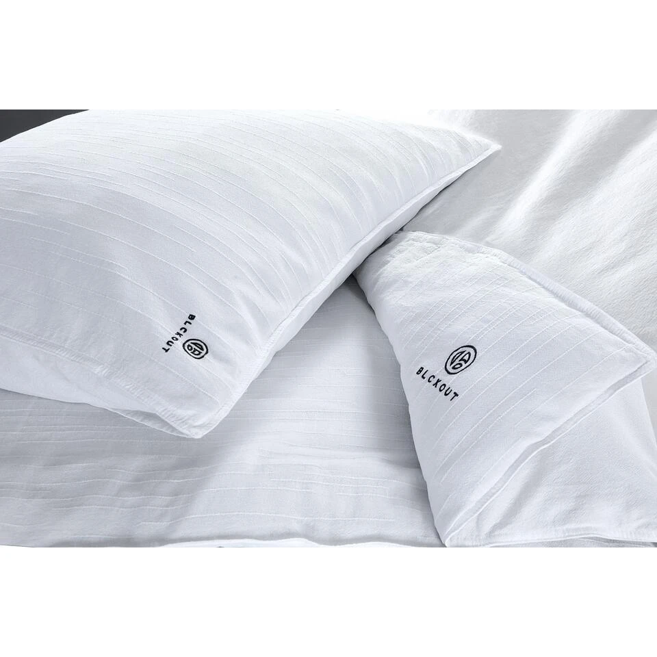 BLCKOUT Dekbedovertrek Odessa - 240x200/220 - Wit 5 BLCKOUT Dekbedovertrek Odessa - 240x200/220 - Wit - Afbeelding 3