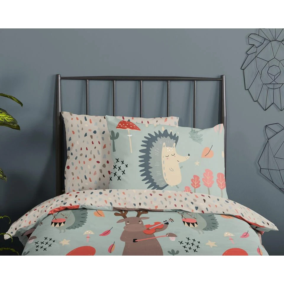 Good Morning Dekbedovertrek "Boho" - Multi - (120x150 Cm) 6 Good Morning Dekbedovertrek "Boho" - Multi - (120x150 Cm) - Afbeelding 4