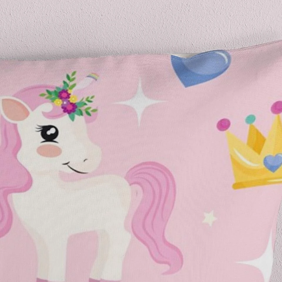 Good Morning Dekbedovertrek "Unilove" - Roze - (140x220 Cm) 5 Good Morning Dekbedovertrek "Unilove" - Roze - (140x220 Cm) - Afbeelding 3