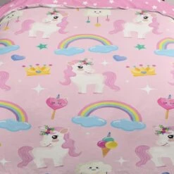 Good Morning Dekbedovertrek "Unilove" - Roze - (140x220 Cm) 9 Good Morning Dekbedovertrek "Unilove" - Roze - (140x220 Cm) -Leen Bakker Winkel 1000094421 0103