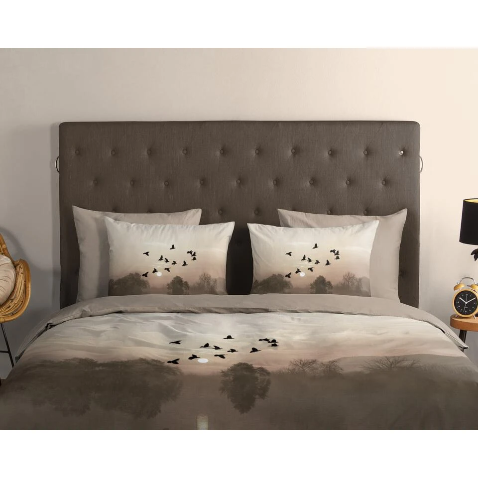 Good Morning Dekbedovertrek "Sense" - Zand - (140x220 Cm) 5 Good Morning Dekbedovertrek "Sense" - Zand - (140x220 Cm) - Afbeelding 3