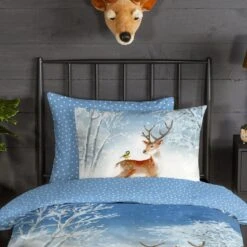 Good Morning Dekbedovertrek "Day" - Blauw - (140x220 Cm) -Leen Bakker Winkel 1000094426 0102