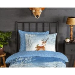 Good Morning Dekbedovertrek "Day" - Blauw - (140x220 Cm) -Leen Bakker Winkel 1000094426 0110