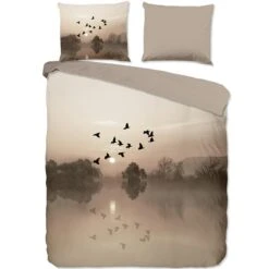 Good Morning Dekbedovertrek "Sense" - Zand - (200x220 Cm)