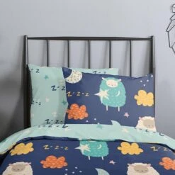 Good Morning Dekbedovertrek "Sheep" - Multi - (100x135 Cm) -Leen Bakker Winkel 1000094436 0102