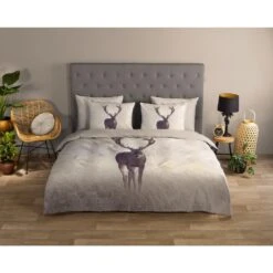 Good Morning Dekbedovertrek "Namica" - Zand - (200x220 Cm) -Leen Bakker Winkel 1000094439 0101