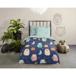 Good Morning Dekbedovertrek "Sheep" - Multi - (120x150 Cm) 7 Good Morning Dekbedovertrek "Sheep" - Multi - (120x150 Cm) -Leen Bakker Winkel 1000094450 0101