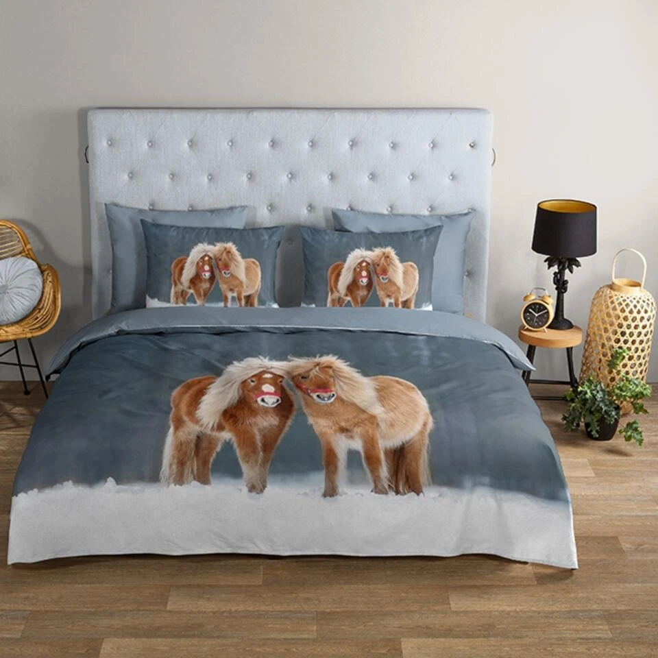 Good Morning Dekbedovertrek "Noa" - Multi - (140x220 Cm) 5 Good Morning Dekbedovertrek "Noa" - Multi - (140x220 Cm) - Afbeelding 3