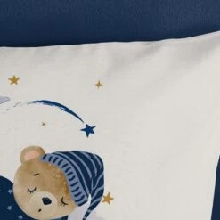 Good Morning Dekbedovertrek "Sleeping" - Ecru - (100x135 Cm) -Leen Bakker Winkel 1000094456 0103