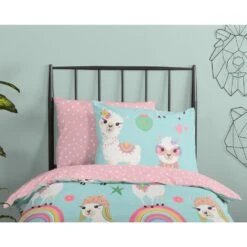 Good Morning Dekbedovertrek "Lamalife" - Multi - (120x150 Cm) 8 Good Morning Dekbedovertrek "Lamalife" - Multi - (120x150 Cm) -Leen Bakker Winkel 1000094457 0110