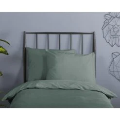 Good Morning Dekbedovertrek "" - Groen - (120x150 Cm) -Leen Bakker Winkel 1000094460 0111