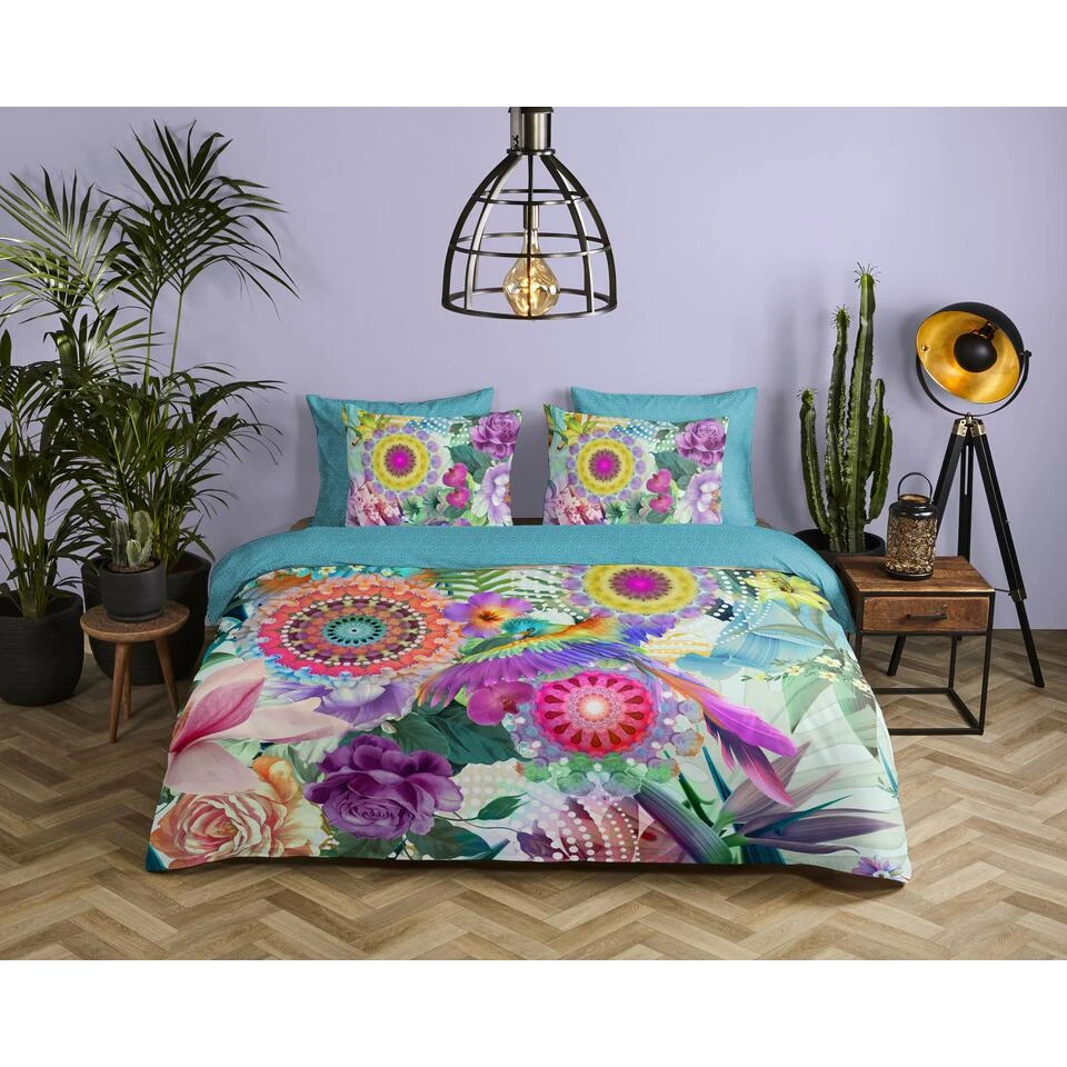 HIP Dekbedovertrek "Aviva" - Multi - (200x220 Cm) 4 HIP Dekbedovertrek "Aviva" - Multi - (200x220 Cm) - Afbeelding 2
