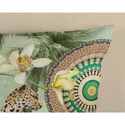 HIP Dekbedovertrek "Abhita" - Groen - (200x220 Cm) -Leen Bakker Winkel 1000096051 0111