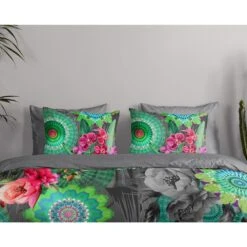 HIP Dekbedovertrek "Thirze" - Multi - (240x220 Cm) -Leen Bakker Winkel 1000096068 0110