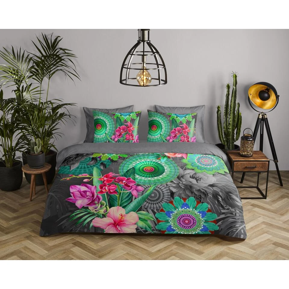 HIP Dekbedovertrek "Thirze" - Multi - (200x220 Cm) 4 HIP Dekbedovertrek "Thirze" - Multi - (200x220 Cm) - Afbeelding 2