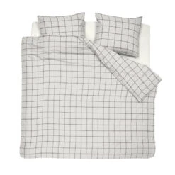 Cinderella Dekbedovertrek Kody - Flanel - 260x200/220 Cm - Off White