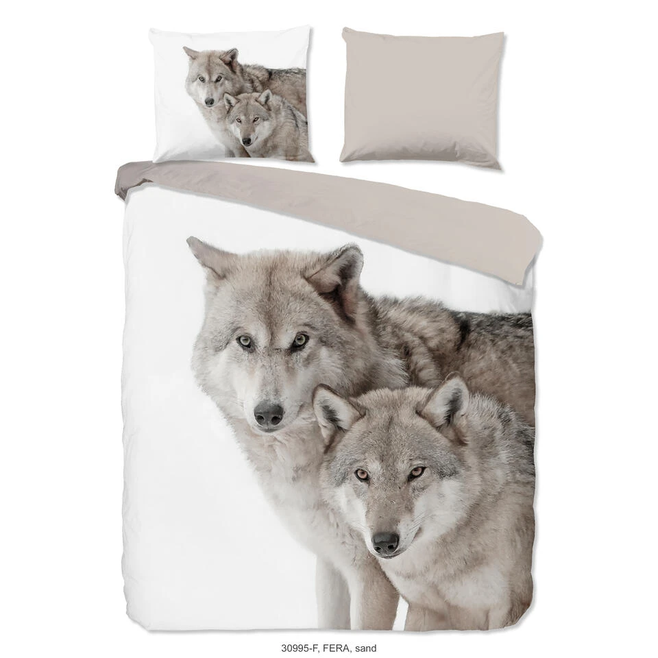 Good Morning Dekbedovertrek "Fera" - Zand - (240x220 Cm) 3 Good Morning Dekbedovertrek "Fera" - Zand - (240x220 Cm)