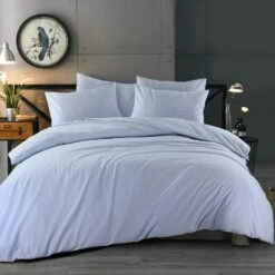 Day Dream Dorien - Dekbedovertrek - Lits-jumeaux - 240x200/220 Cm - Blauw -Leen Bakker Winkel 1000097209 0101