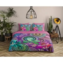 HIP Dekbedovertrek "Axelle" - Multi - (240x220 Cm) 6 HIP Dekbedovertrek "Axelle" - Multi - (240x220 Cm) -Leen Bakker Winkel 1000097565 0101