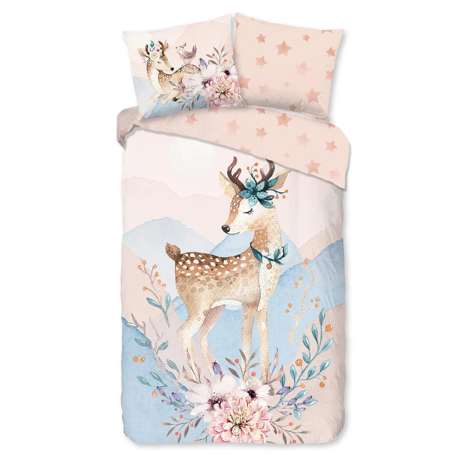 Good Morning Dekbedovertrek "Josy" - Multi - (140x220 Cm) 3 Good Morning Dekbedovertrek "Josy" - Multi - (140x220 Cm)