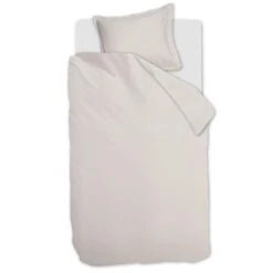 Ambiante Dekbedovertrek Bamboo Uni Sand-1-persoons (140 X 200/220 Cm)